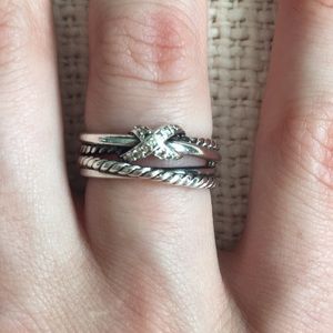David Yurman Criss Cross Ring Excellent Cond!!